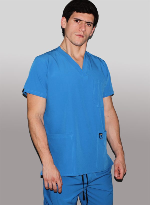 Modelo Richardson Sky Blue / Uniforme Quirúrgico De Hombre - Imagen 5
