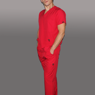 Modelo Richardson Red / Uniforme Quirúrgico de Caballero