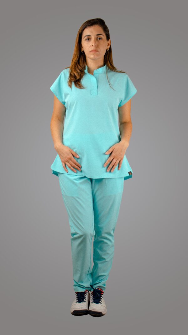 Modelo Eva Sky Blue / Uniforme Quirúrgico de Dama - Imagen 4
