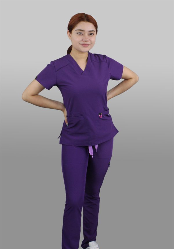 Modelo Iris Grape / Uniforme Quirúrgico de Dama - Imagen 4
