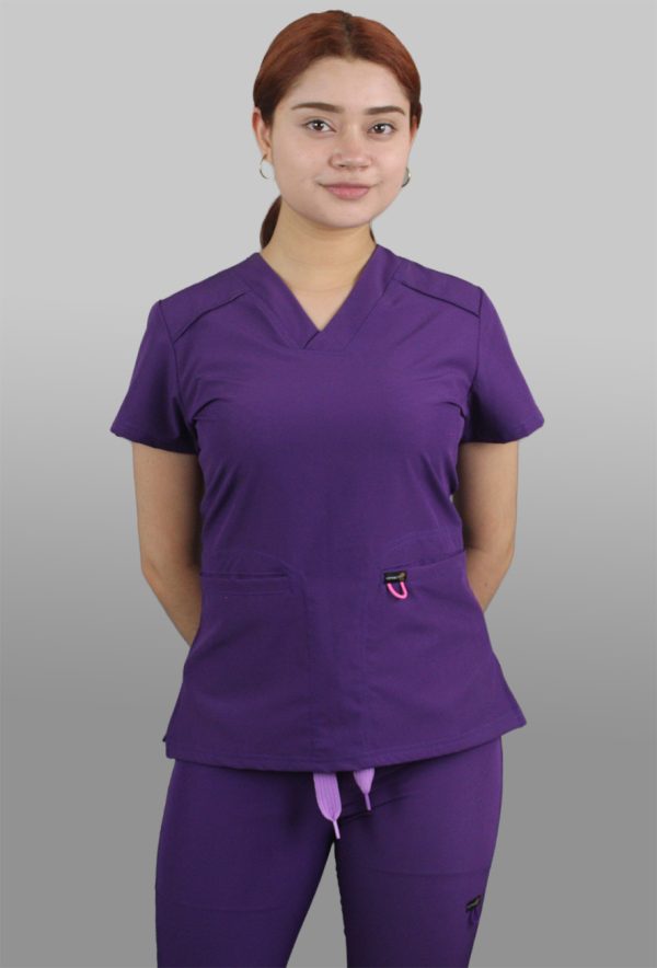 Modelo Iris Grape / Uniforme Quirúrgico de Dama - Imagen 2