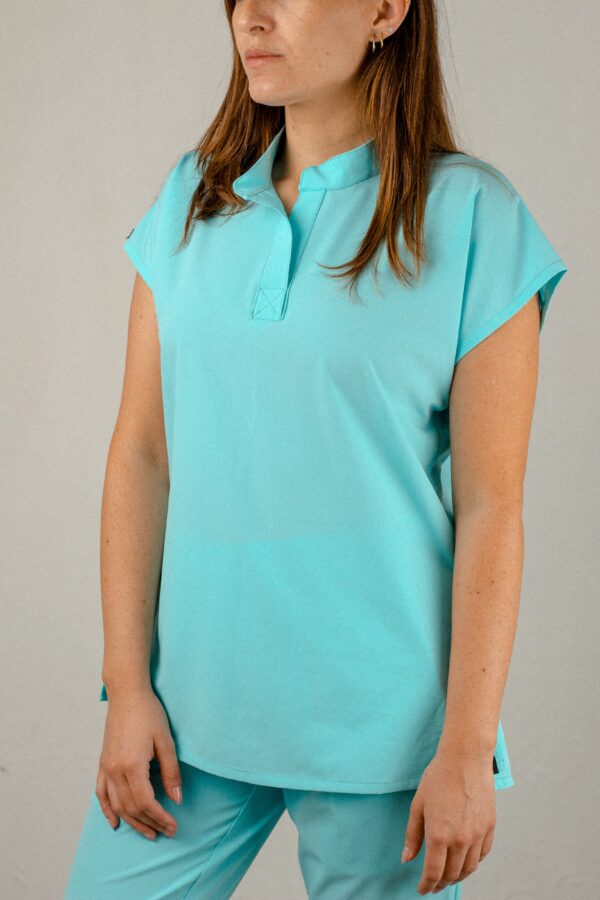 Modelo Eva Sky Blue / Uniforme Quirúrgico de Dama