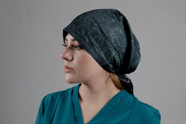 Gorro quirúrgico dameron Verde