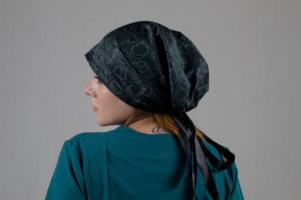 Gorro quirúrgico dameron Verde - Imagen 2
