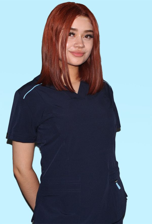 Modelo Garden Blue / Uniforme Quirúrgico de Dama - Imagen 2