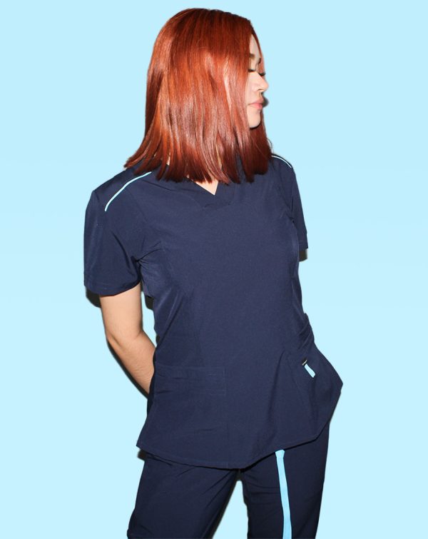Modelo Garden Blue / Uniforme Quirúrgico de Dama - Imagen 4