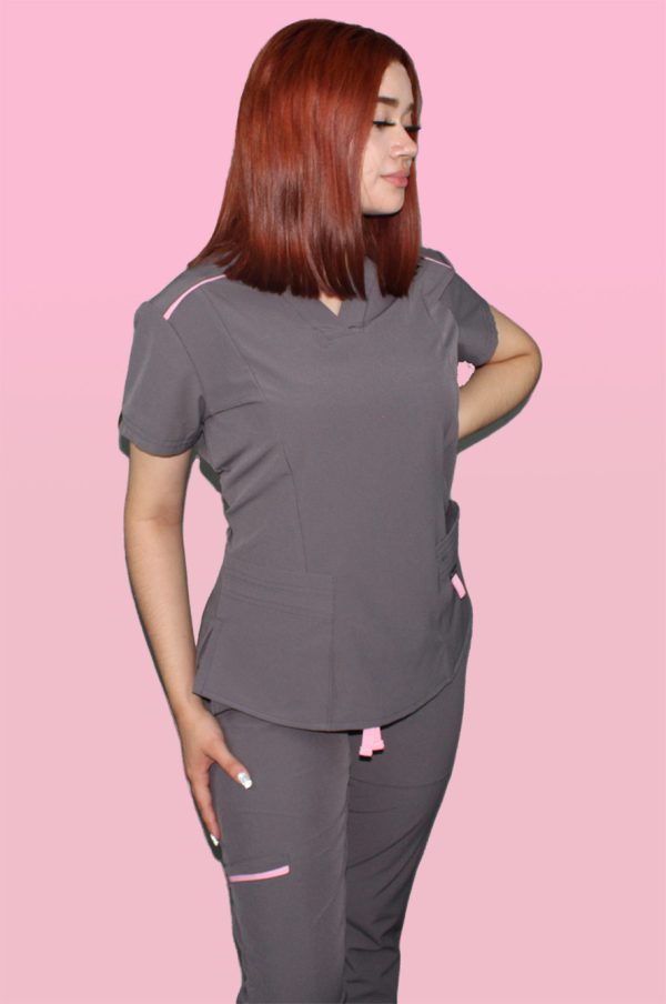 Modelo Garden Gray / Uniforme Quirúrgico de Dama - Imagen 4