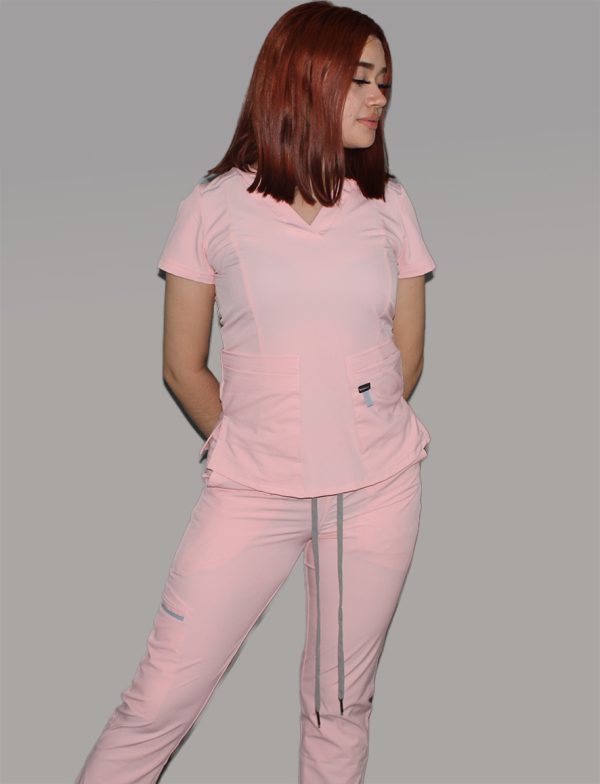 Modelo Garden Pink / Uniforme Quirúrgico de Dama - Imagen 4