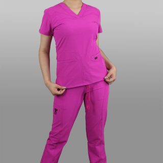 Modelo Iris Purple / Uniforme Quirúrgico de Dama