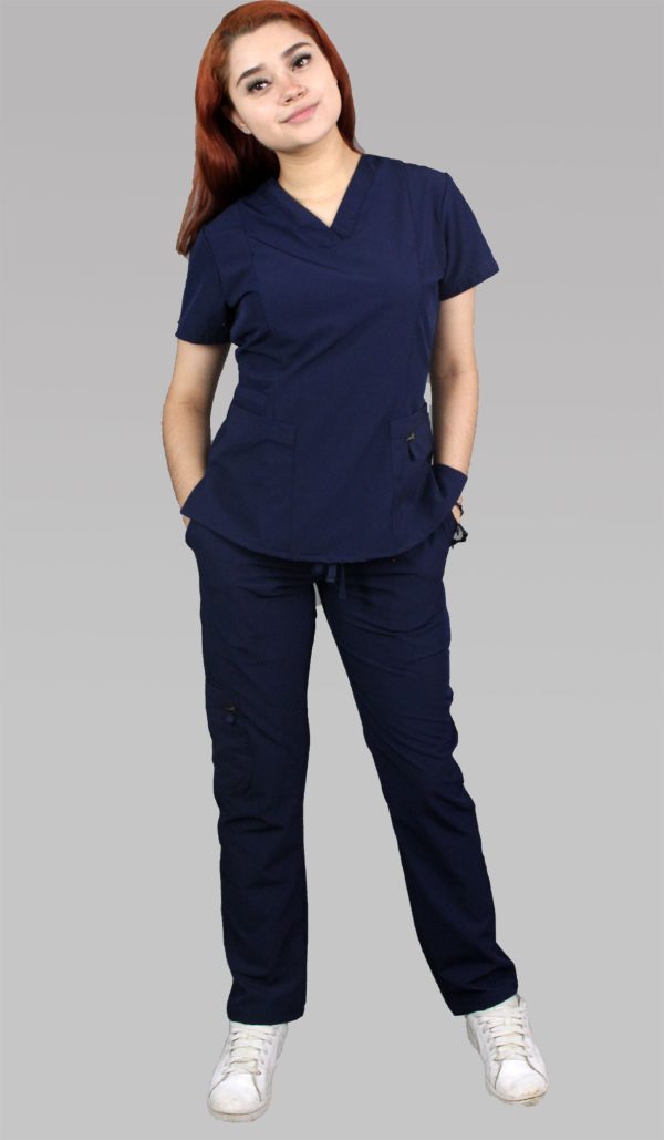 Modelo Massie Marin / Uniforme Quirúrgico de Dama