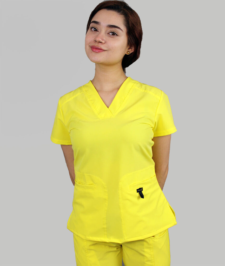 Modelo Iris Jogger Yellow / Uniforme Quirúrgico de Dama – Orthoresid