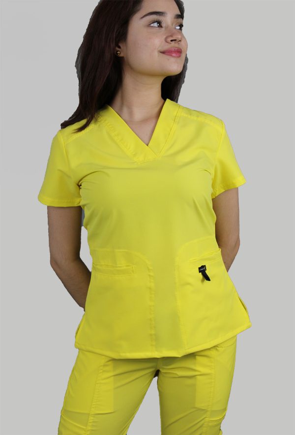 Modelo Iris Jogger Yellow / Uniforme Quirúrgico de Dama - Imagen 2